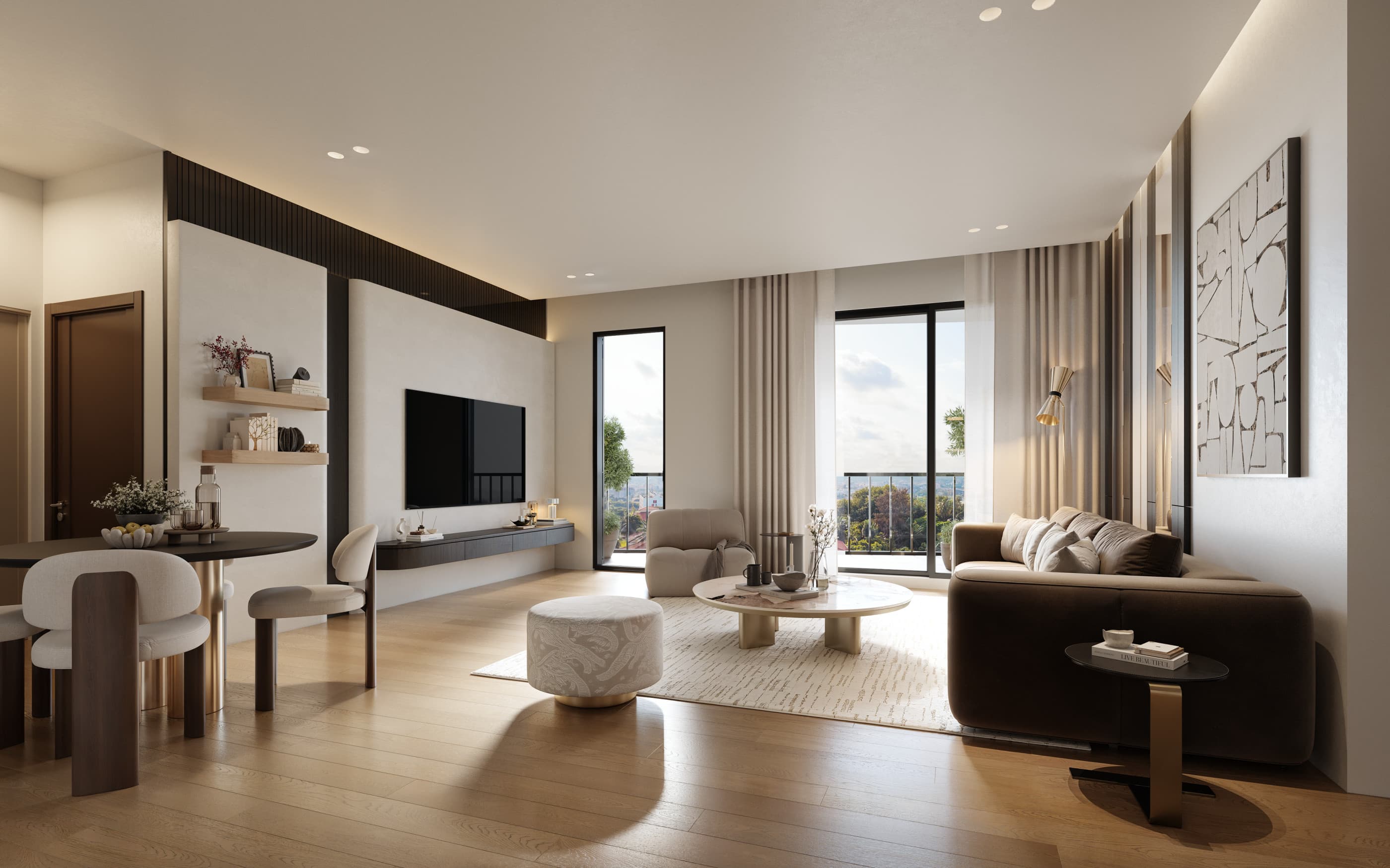 The Arc refined living spaces